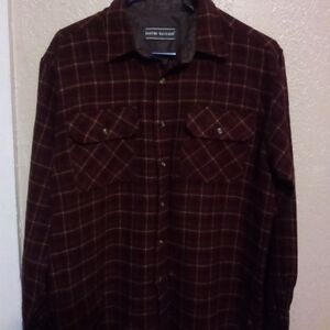 David Taylor flannel plaid shirt